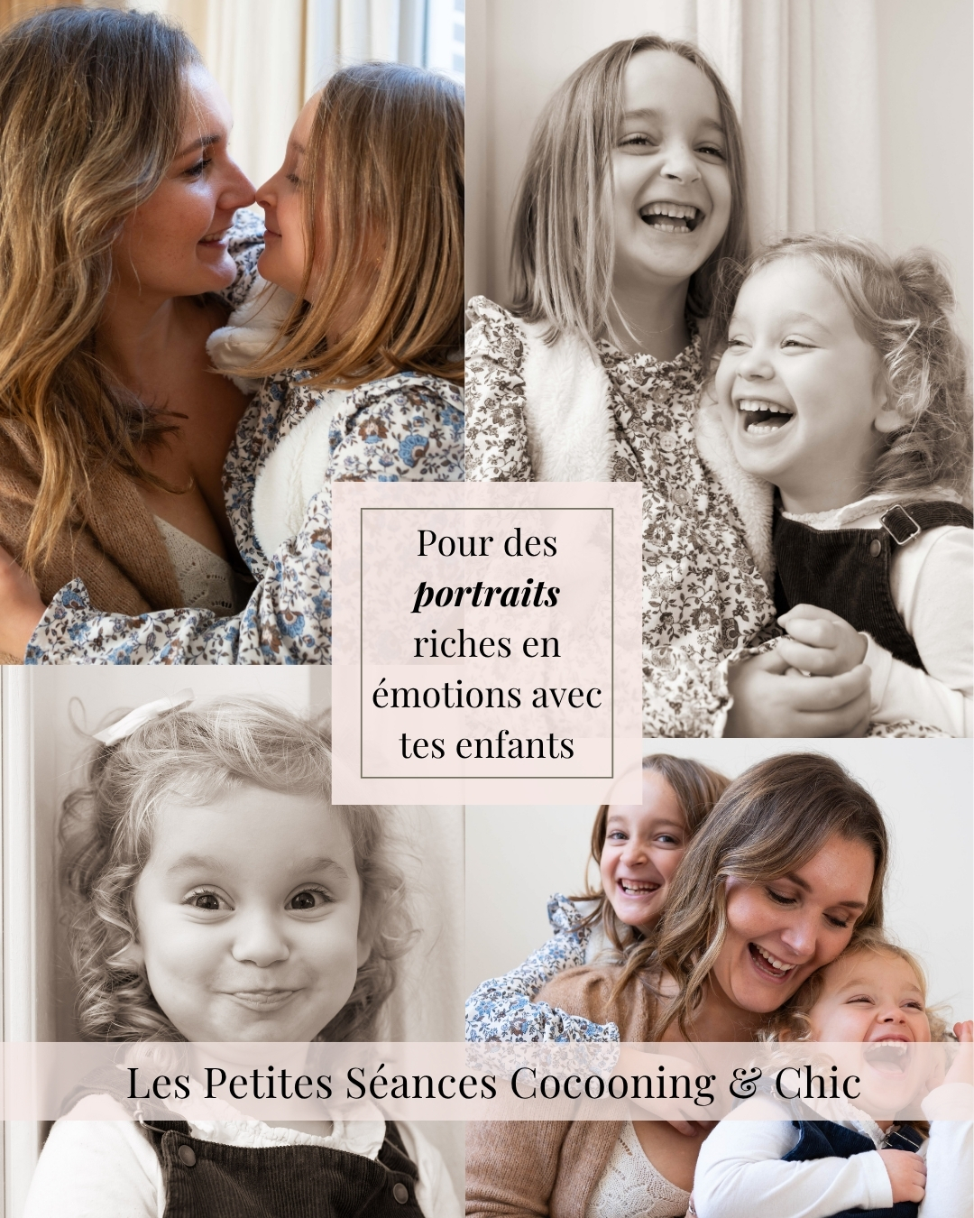 Portrait-Duo-Maman-Enfant-Bordeaux-Marion-Ziade Portrait couleur et Noir & Blanc en duo Maman Enfant